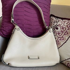Salvatore Ferragamo Leather IVORY Shoulder Bag Purse, gently used